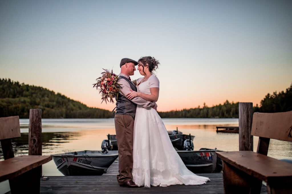 Tea Ponds Lodge wedding Eustis Maine S+S Haven Photography Boston